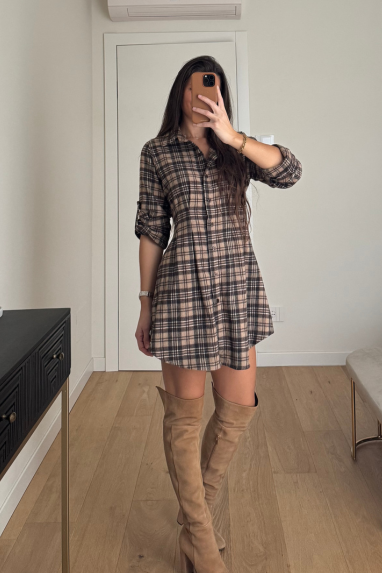 TWENTY Minidress tartan