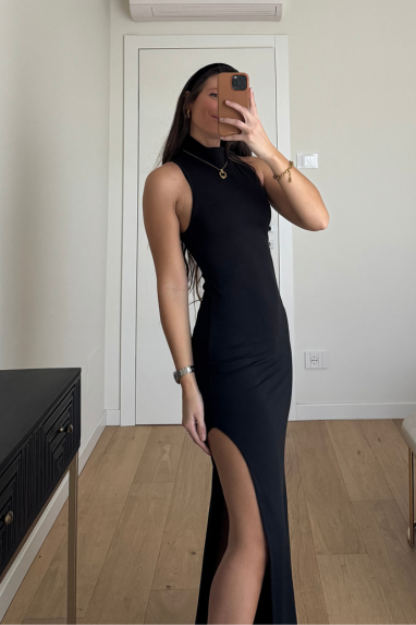 TWENTY Abito lungo con spacco laterale