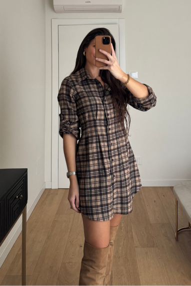 TWENTY Minidress tartan