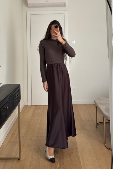 Gonna lunga satinata