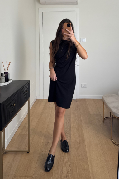 TWENTY Abito con arricciatura laterale