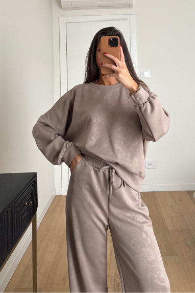 TWENTY Coordinato tuta con trama