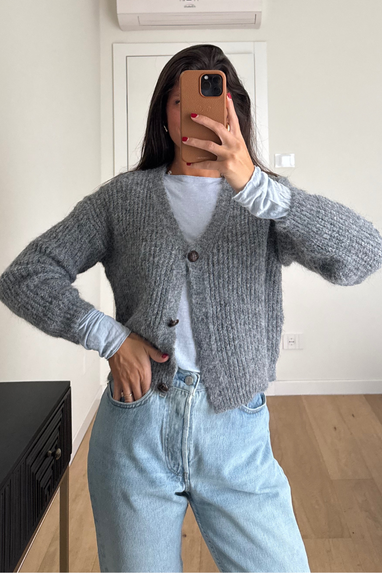 TWENTY Cardigan corto scollo a V