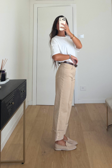 ECO Pantalone risvolto