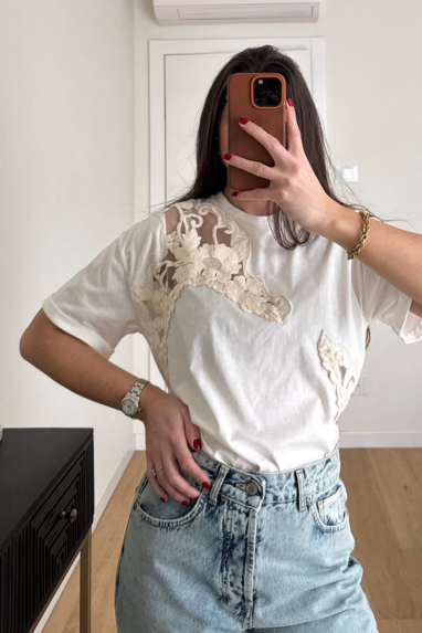 ECO T-shirt con ricamo