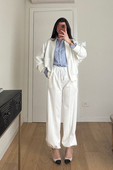 TWENTY Coordinato tuta con zip