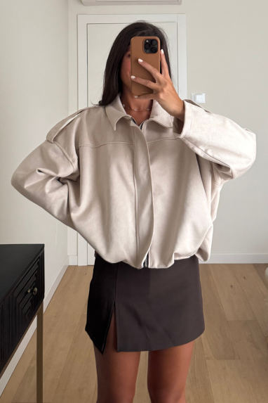 TWENTY Giacca con fondo arricciato