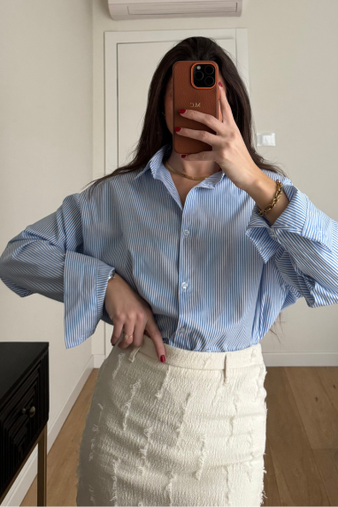 TWENTY Camicia in cotone a righe