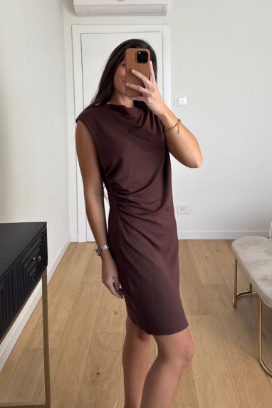 TWENTY Abito con arricciatura laterale