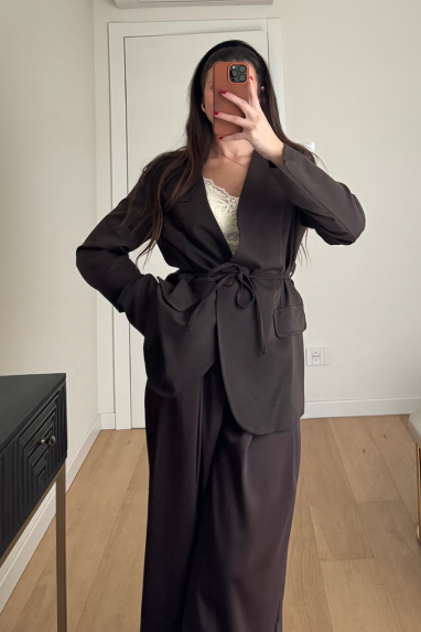 TWENTY Blazer monopetto con nastrino