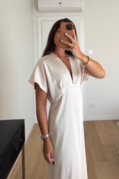 TWENTY Abito lungo con drappeggio