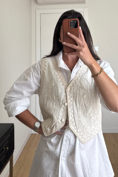 MAISON AMOUR Gilet hippie