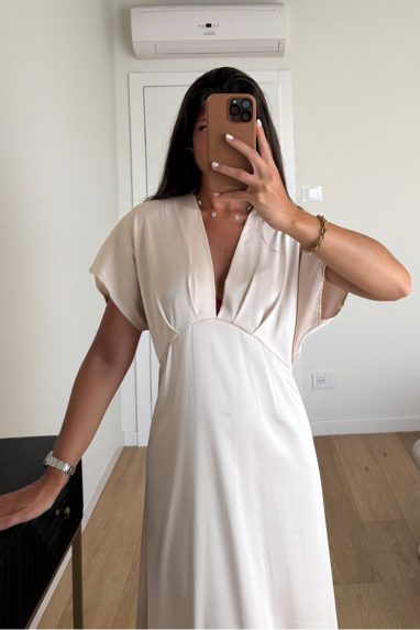 TWENTY Abito lungo con drappeggio