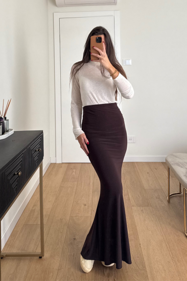 Gonna lunga elasticizzata