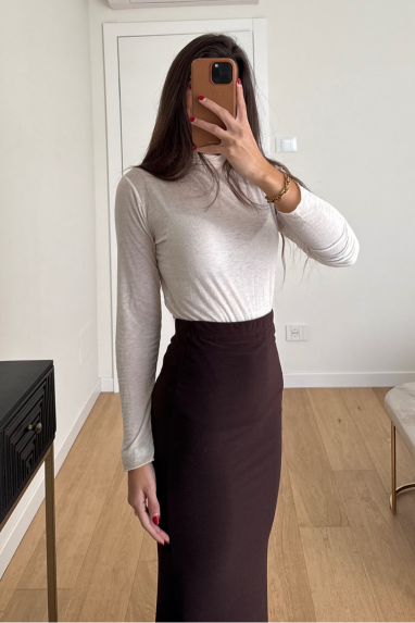 Gonna lunga elasticizzata