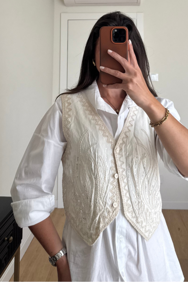 MAISON AMOUR Gilet hippie