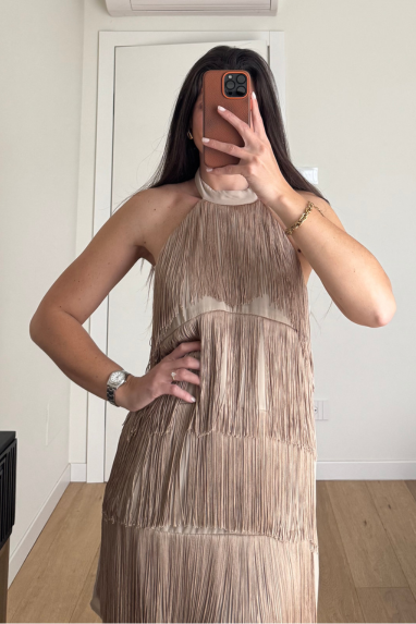 ECO Minidress con frange