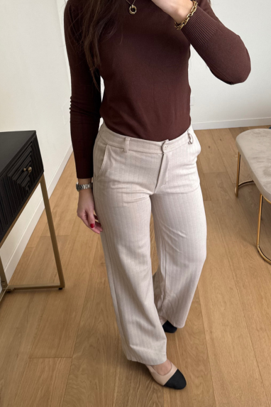 TWENTY Pantalone dritto con trama