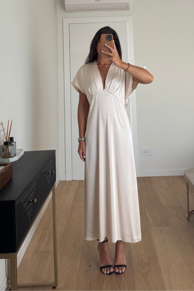 TWENTY Abito lungo con drappeggio