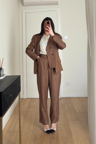 ECO Giacca kimono doppiopetto