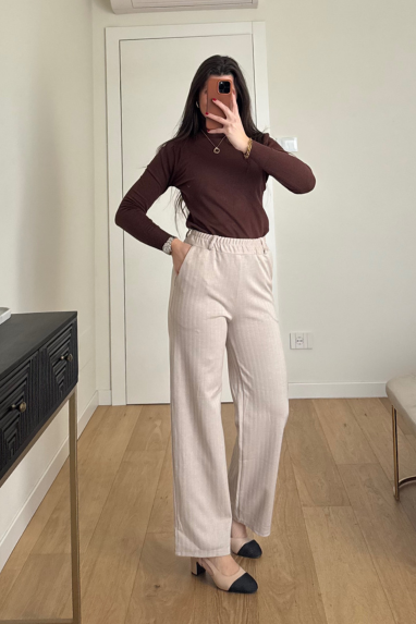 TWENTY Pantalone con trama