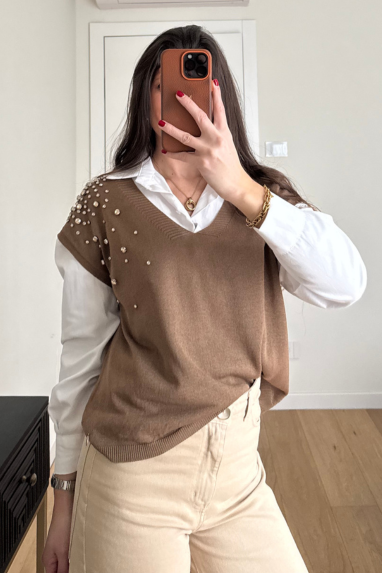 ECO Gilet con applicazioni