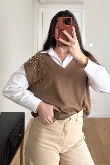 ECO Gilet con applicazioni