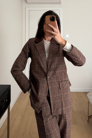 Tailleur macro check