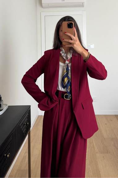 TWENTY Tailleur con pantalone ampio