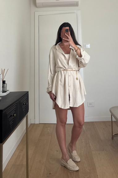 MAISON AMOUR Maxi camicia Era