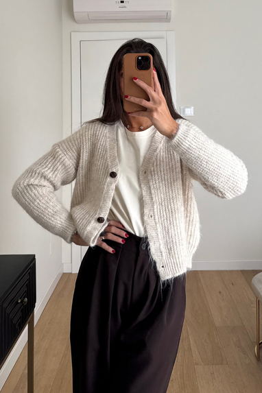 TWENTY Cardigan corto scollo a V