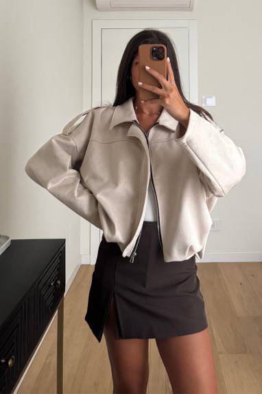 TWENTY Giacca con fondo arricciato