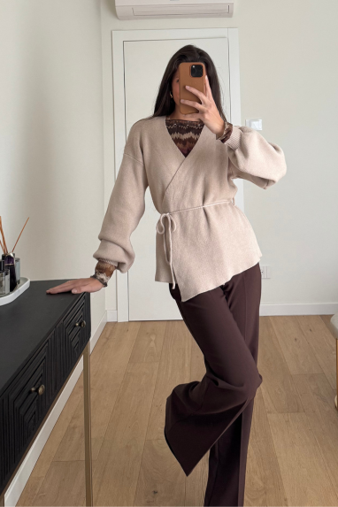 TWENTY Cardigan chiusura portafoglio