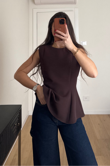 ECO Top strutturato svasato