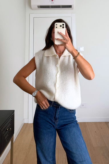 Cardigan Mohair Polo