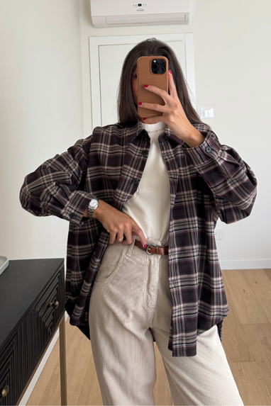 Camicia over a quadri