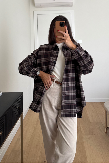 Camicia over a quadri