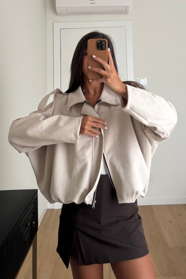 TWENTY Giacca con fondo arricciato