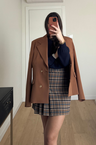 ECO Blazer monopetto bottoni automatici