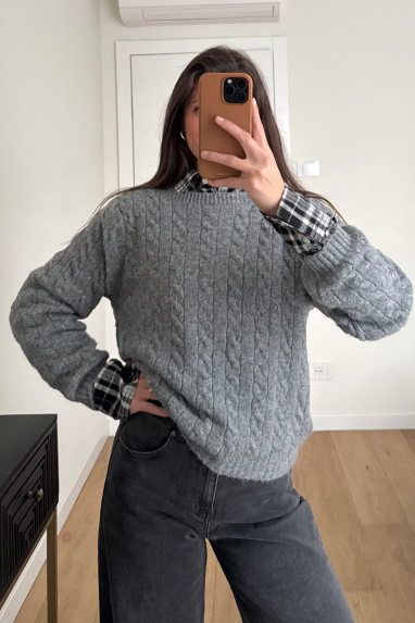 TWENTY Maglione trecce