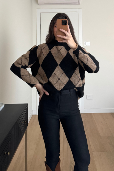 TWENTY Maglione rombi