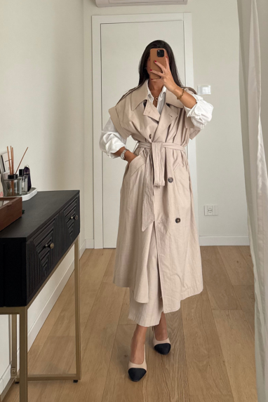 Coordinato trench e pantalone