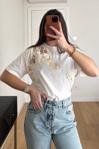 ECO T-shirt con ricamo