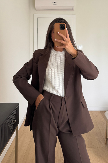 Tailleur pantalone e giacca monopetto