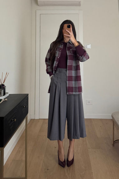 ECO Pantalone ampio cropped