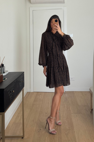 ECO Abito a pois in viscosa