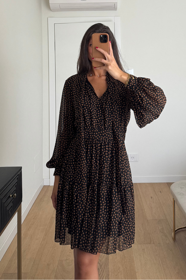 ECO Abito a pois in viscosa