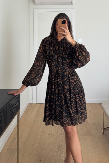 ECO Abito a pois in viscosa