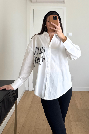 ECO Camicia con ricamo