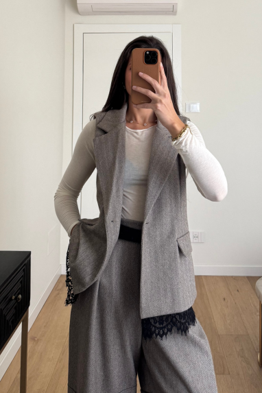 TWENTY Coordinato pantalone & gilet